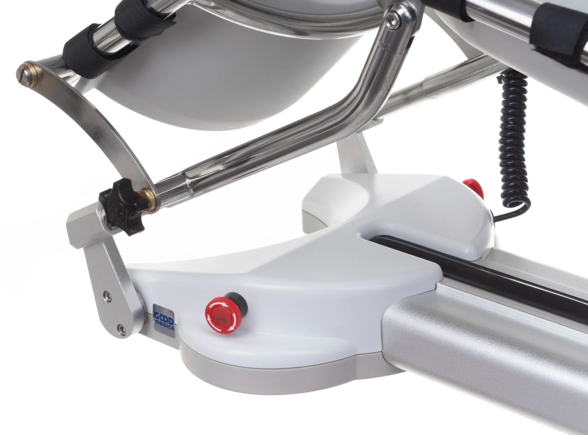 Zbliżenie na mechanizm szyny CPM Ortoflex L1.