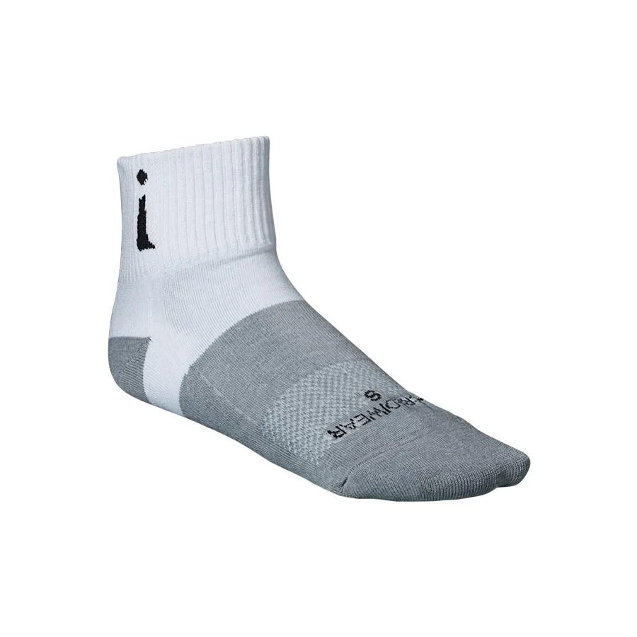 Szara skarpetka Incrediwear – ujęcie boczne