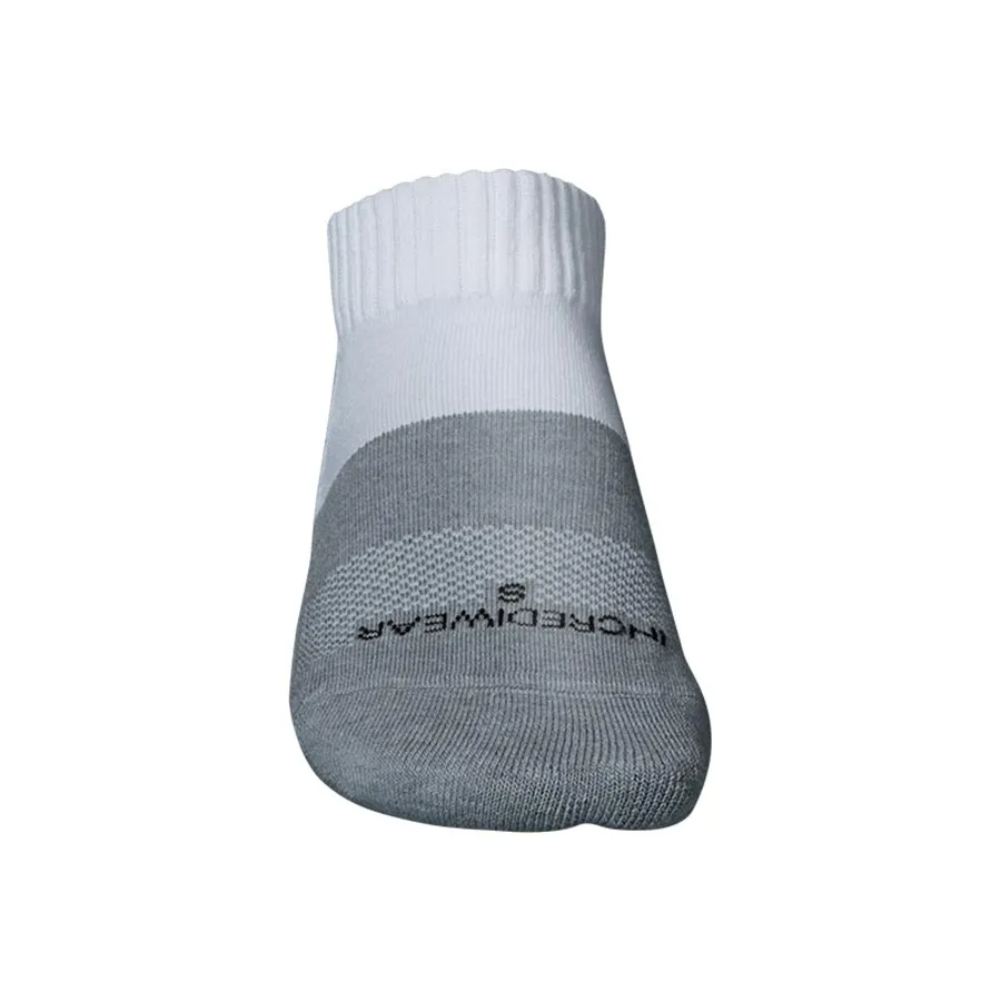 Szara skarpetka Incrediwear – widok z góry